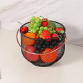 Metal storage basket for artisanal organization and various items