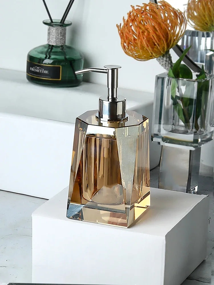 Glass soap dispenser luxury bathroom accessories - 1 Piece