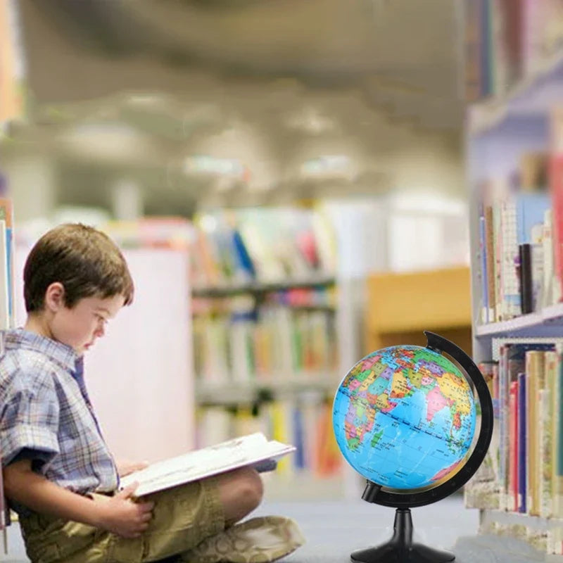 Small World Globe Portable Rotating Globe Suitable for Learning Geography and Decoration of Children's Rooms,10.6CM - view 2