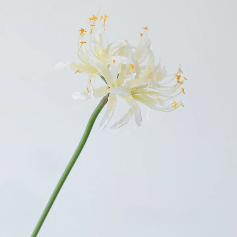Silk decoration with spider lilies artificial flowers - view 6