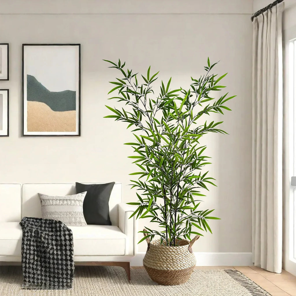 Artificial bamboo leaves for decoration of events and parties - view 3