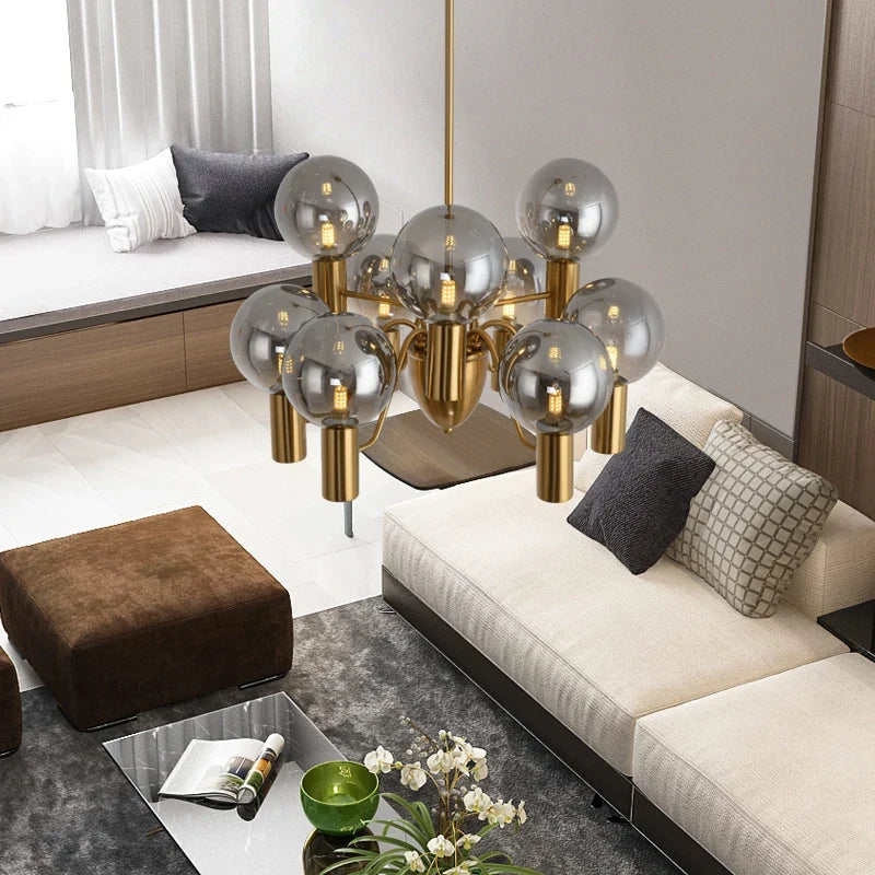 Glass design pendant light for modern interior decoration - view 4