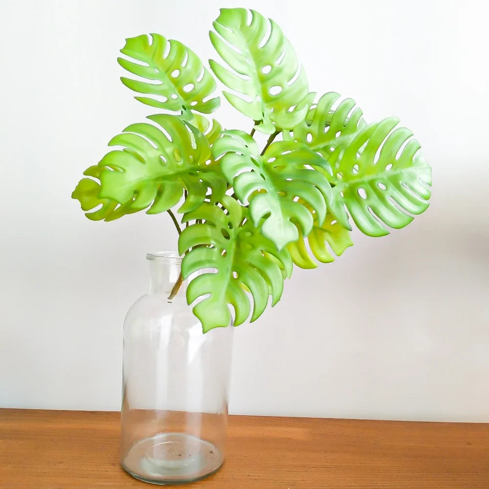 Fake tropical plant monstera for interior and exterior decoration - view 2