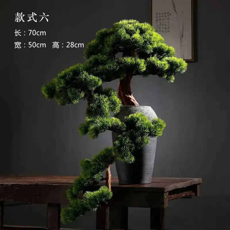 Bonsai ceiling top-of-the-range Chinese interior decoration - 70X50X28CM 06