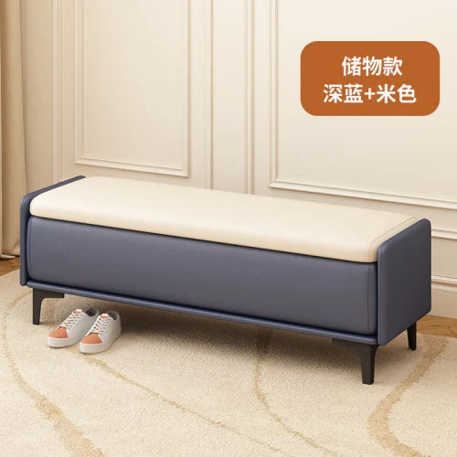 Luxury Nordic shoe bench for storage - 60x40x40cm 4