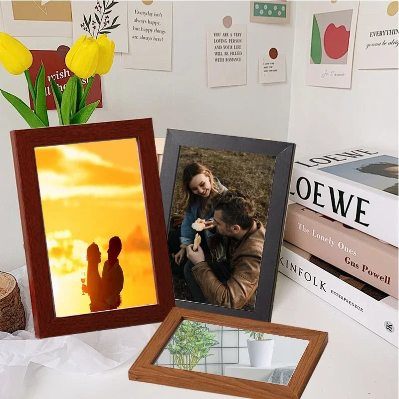 Free customized photo printing and frame, high-end solid wood frame production, customized gift for friends, family photo group - view 3