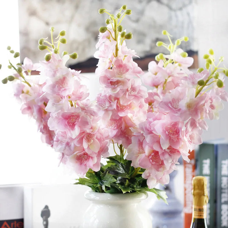 Artificial flowers delphinium hyacinth for wedding decoration