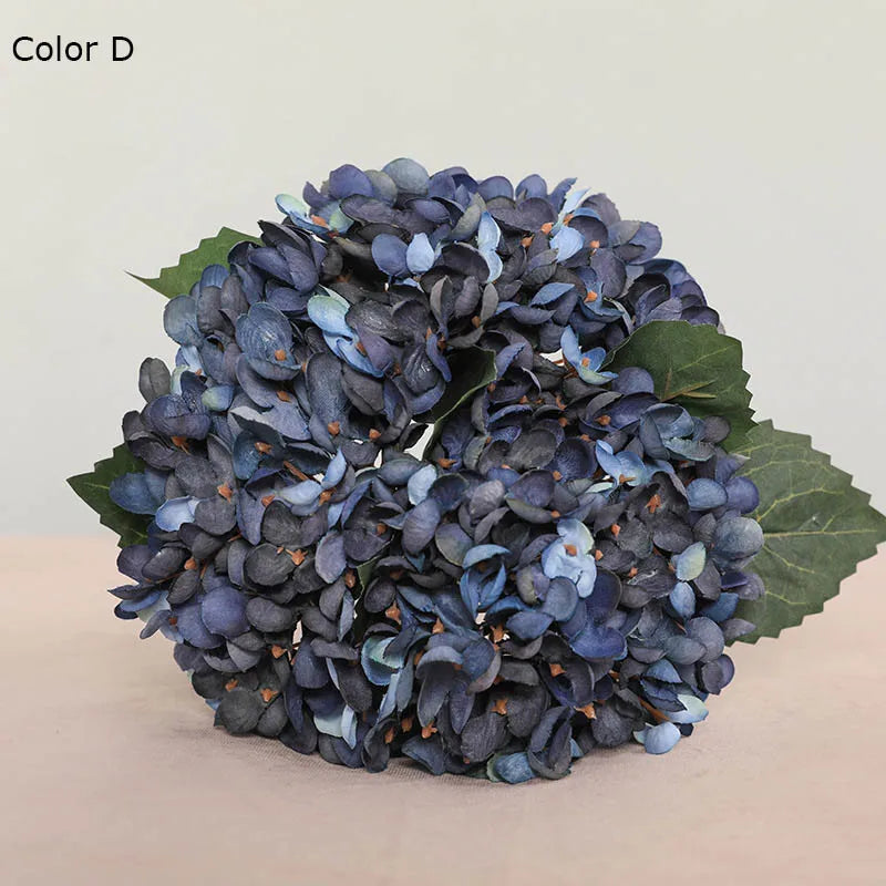 Set of 3 artificial flowers of hortensia for wedding decoration - D 1 bouquet