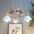 Puppy-shaped chandelier for child room decoration