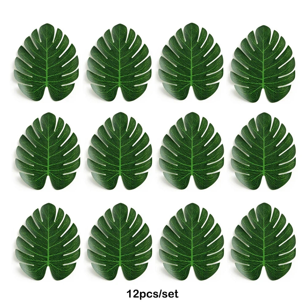 Tropical palm decorations for Hawaiian party and safari - N°7