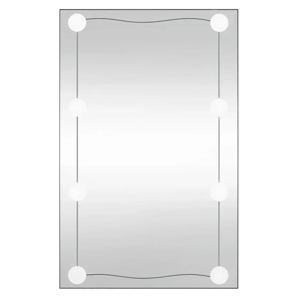 40x60 cm rectangular glass wall mirror with LED lights, home decoration wall Decker living room decoration - view 5