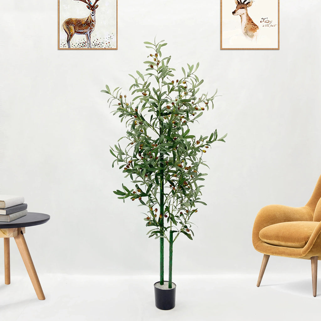 Artificial Potted Plant, 60 to 210 cm, Modern Decor - 150cm Double Stick