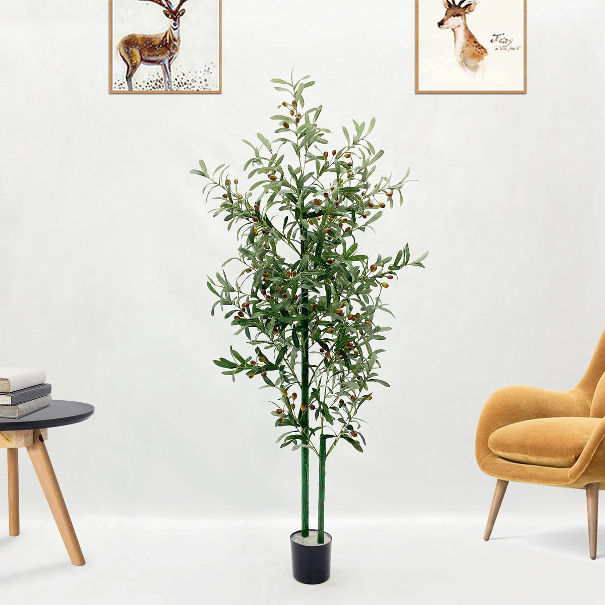 Artificial Potted Plant, 60 to 210 cm, Modern Decor - 150cm Double Stick