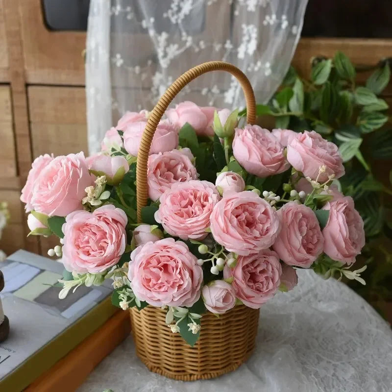 Artificial flowers for wedding decoration and scrapbooking - view 3