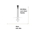 40cm white