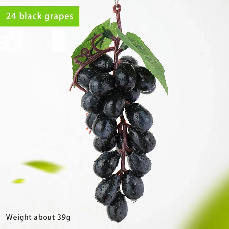 Artificial plant suspended ivy for wall decoration and wedding - Black Grape Cluster