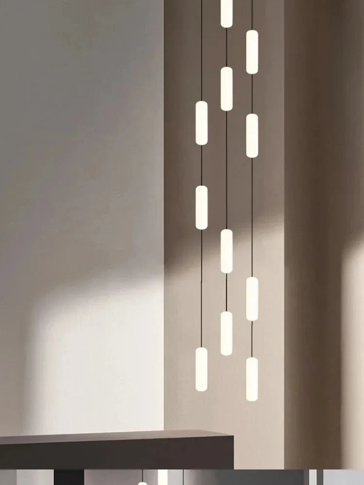 Modern led chandelier for elegant hanging lighting - view 2