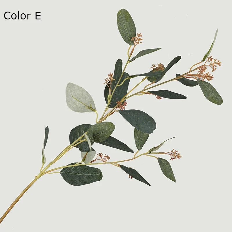 Artificial green leaves for interior and exterior decoration - E