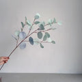 Artificial eucalyptus branch for decoration wedding garden and party - Blue