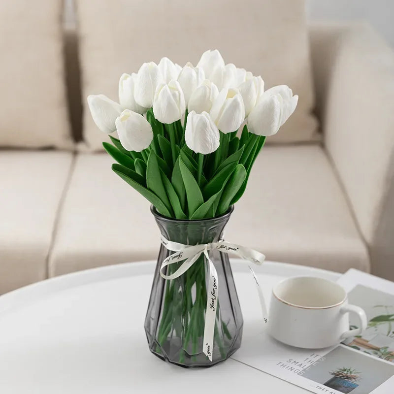 Bouquet of artificial tulips luxury for interior decoration and wedding - view 5