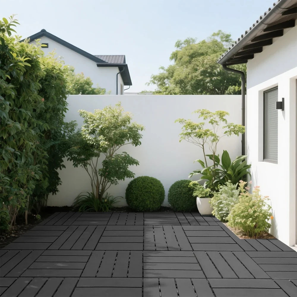 44-Pack 30x30 Polypropylene Interlocking Deck Tiles - view 2