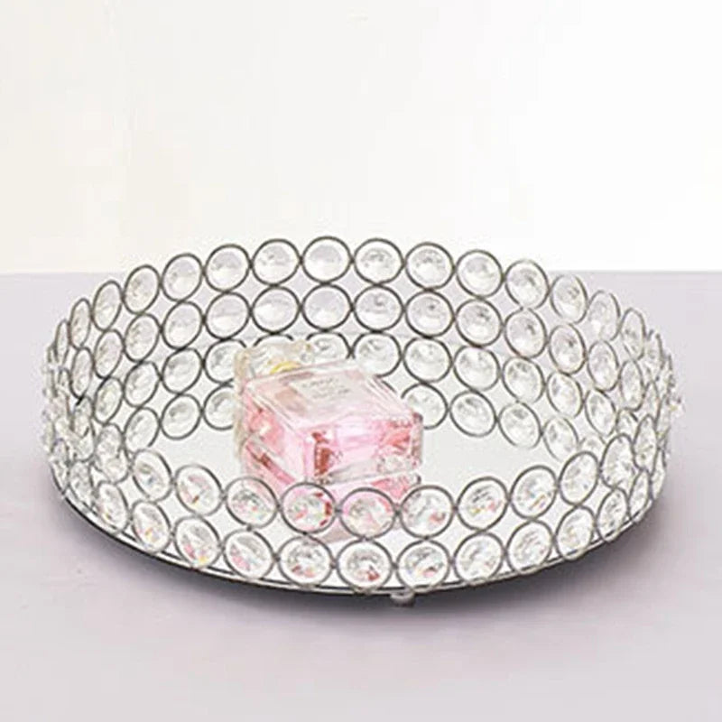 Round glass shelf for storage and decoration - view 4