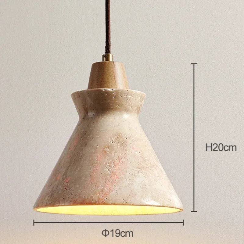 Vintage chandelier in led marble for elegant interior decoration - Light Color