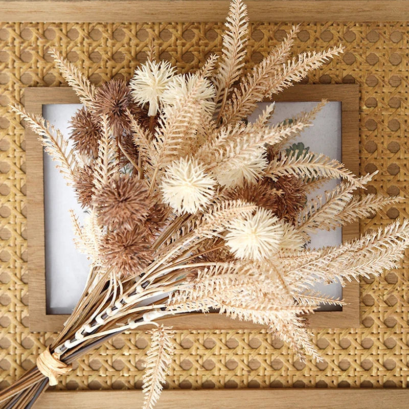 Set of artificial flower balls for decoration and DIY