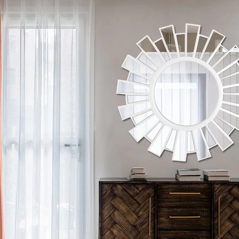 Round decorative mirror for restaurant and bathroom - view 4