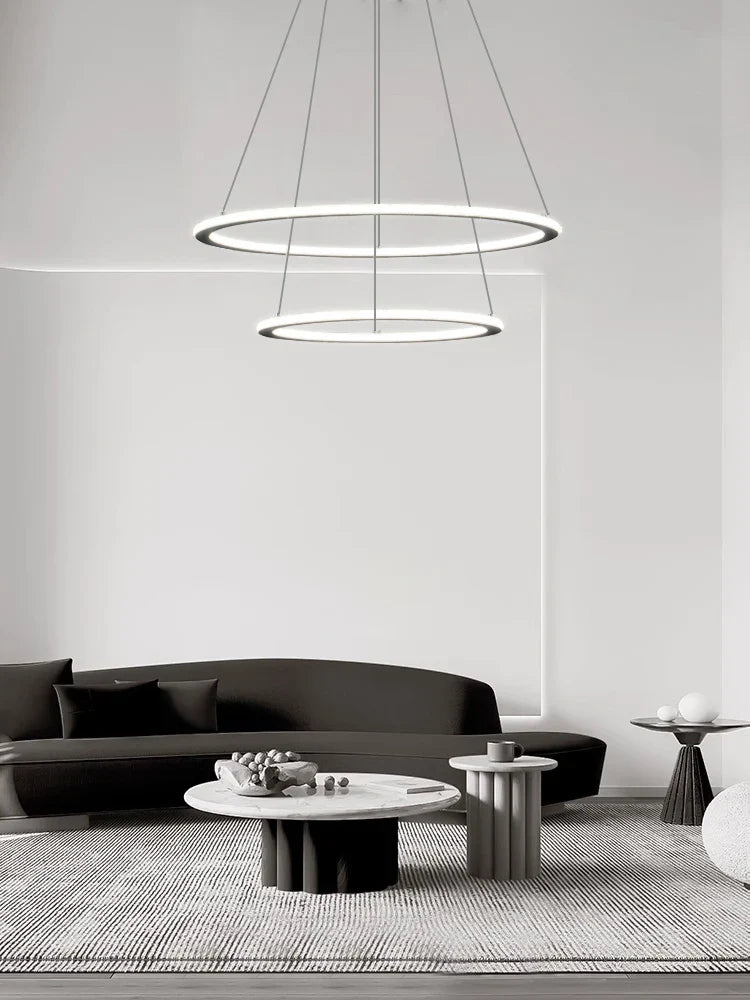 Light with circular rings with variable intensity - view 3