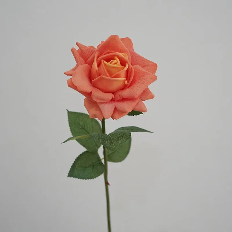 Artificial latex rose wines for decoration and gifts - Orange