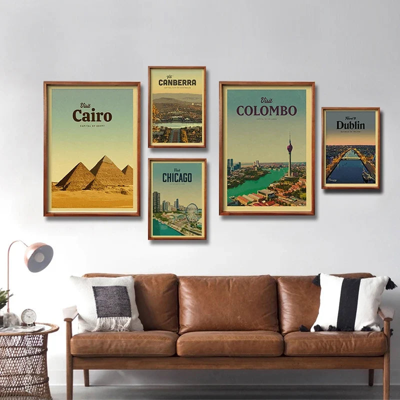 Vintage Travel Poster Wall Art for Tourism, Design 8 - view 3