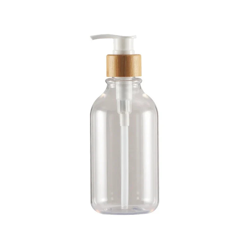 Refillable pump bottle for shampoo and shower gel - 500ML - Clear (Glossy)