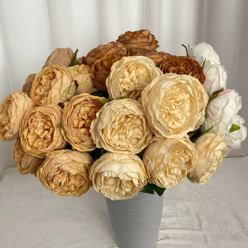 Bouquet of artificial rose wines for wedding and events - view 4