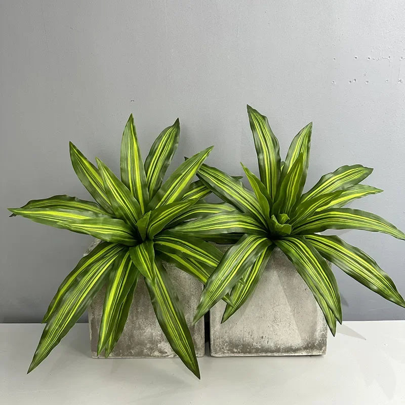 Artificial agave 15 leaves floral decoration for interior - view 5