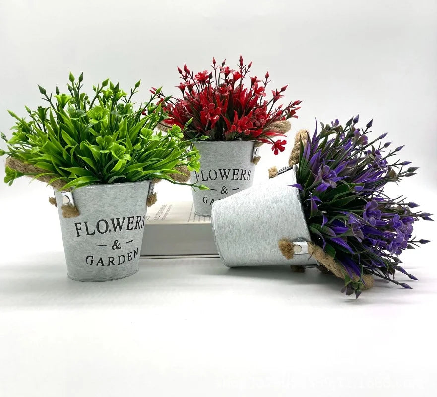 False bonsai pot artificial plant for interior decoration - view 3
