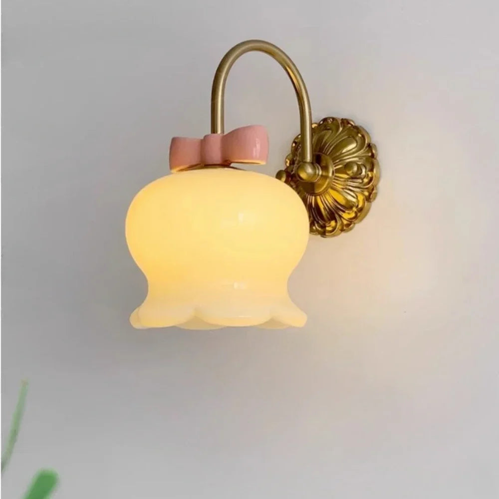 Single led wall sconce with knot for creative wall decoration - view 4