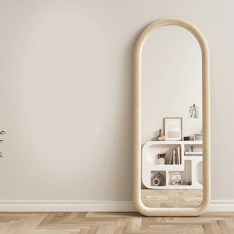 Full length modern mirror for dressing style ins - A beige / 60x160cm