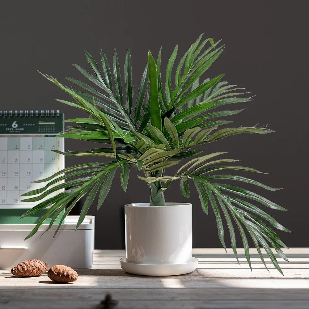 Tropical artificial banana pot for interior and exterior decoration - view 2