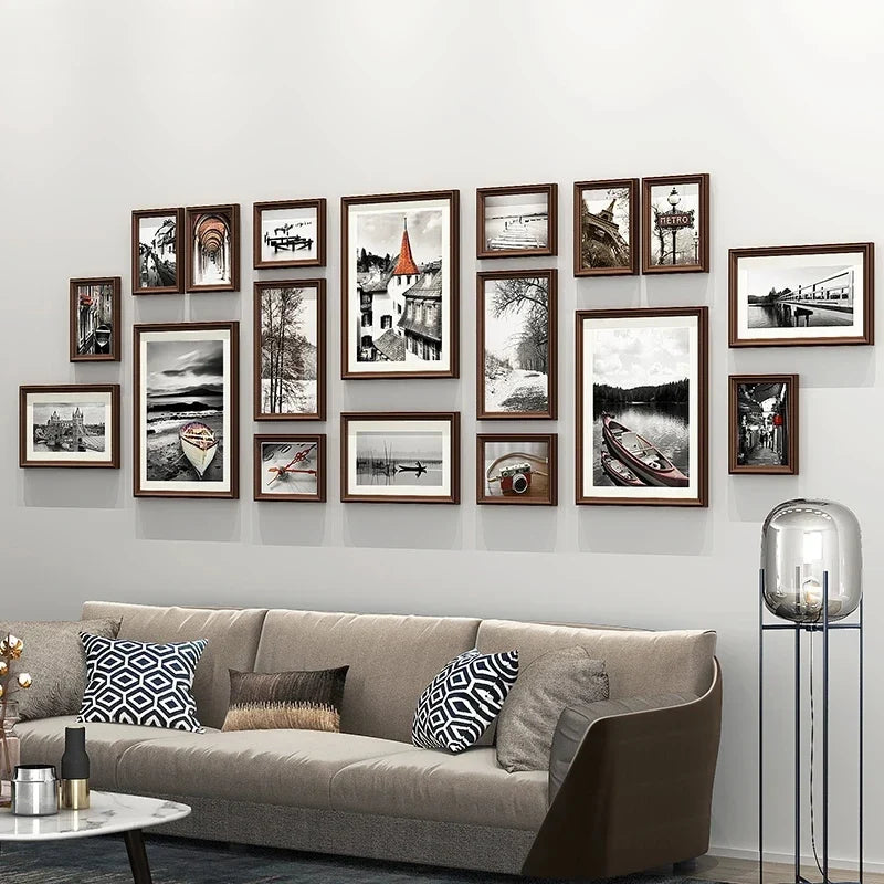 Set of creative photo frames for modern decoration