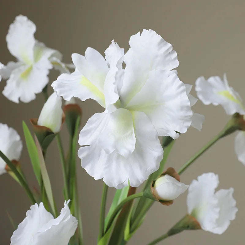 Realistic artificial iris flowers for decoration and floral arrangements - view 3