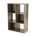 6-Cube Rustic Brown