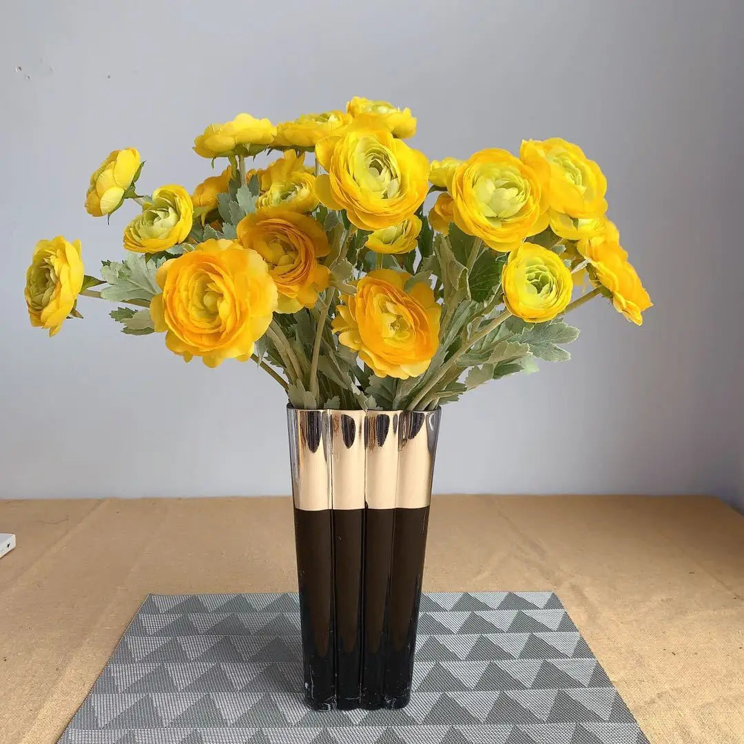 Artificial silk flower bouquet for decoration and accessories photo - view 4