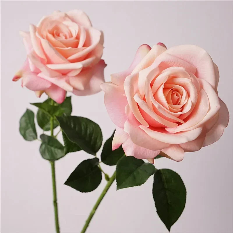 Artificial white pink flowers for realistic decorative wedding - view 4