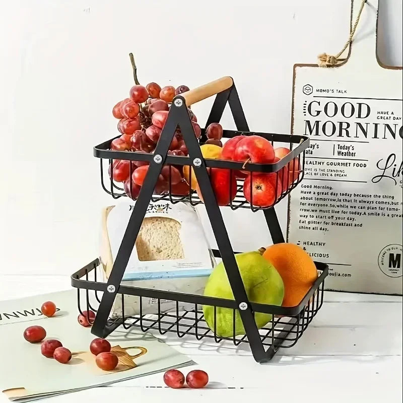 Removable storage basket for vegetable fruits and cosmetics - view 4