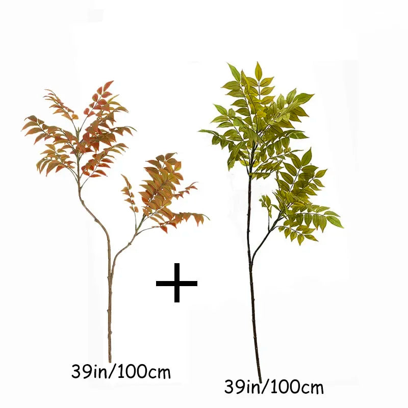 Artificial plastic palm banyan for interior and festive decoration - 100cm and 100cm / No Pot