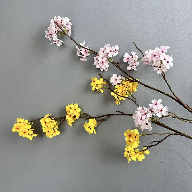 Artificial flowers long branches for elegant interior decoration - view 6