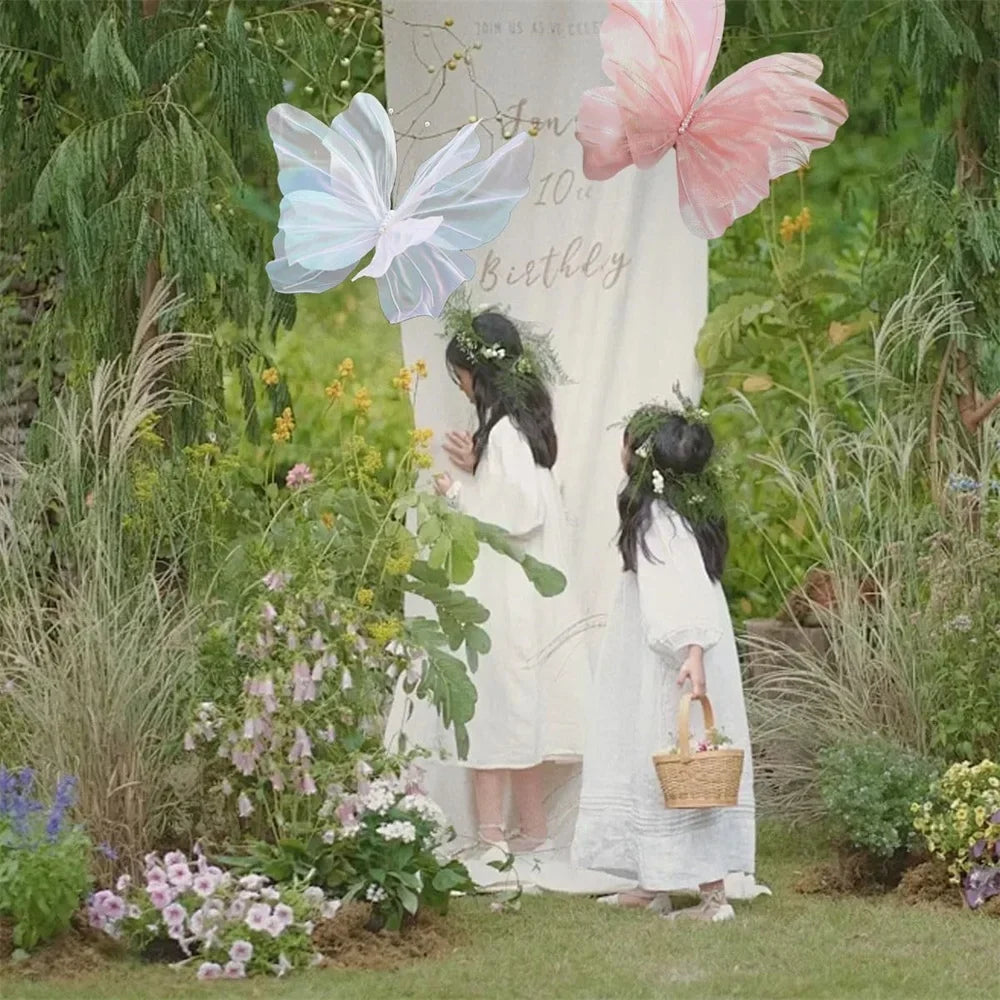 Giant butterflies decoration for baby shower wedding anniversary - view 6