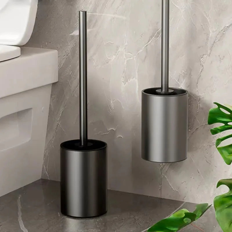 Aluminum cleaning brush without wall blind angle