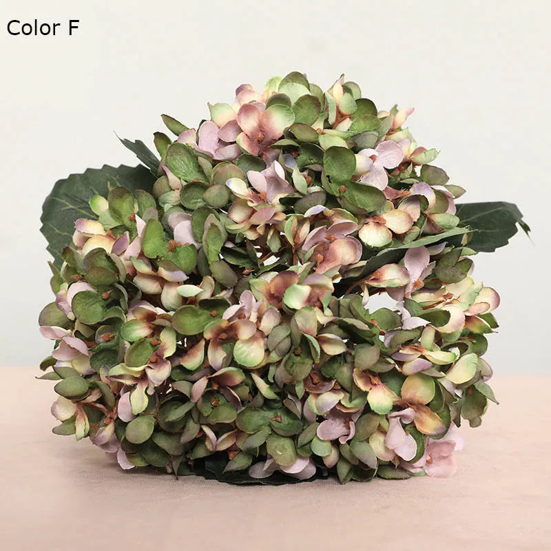 Set of 3 artificial flowers of hortensia for wedding decoration - F 1 Bouquet